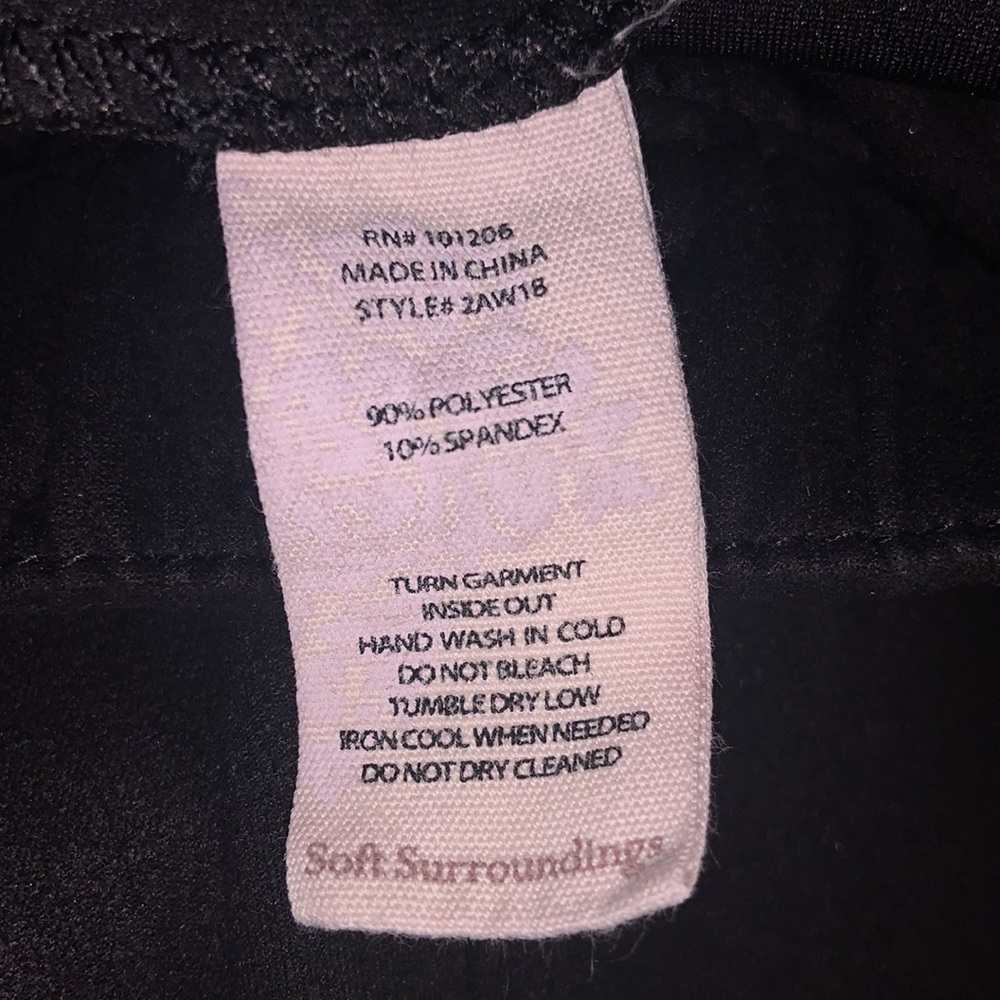 Soft Surroundings elastic-waist, suede-like pants - Picture 7 of 7